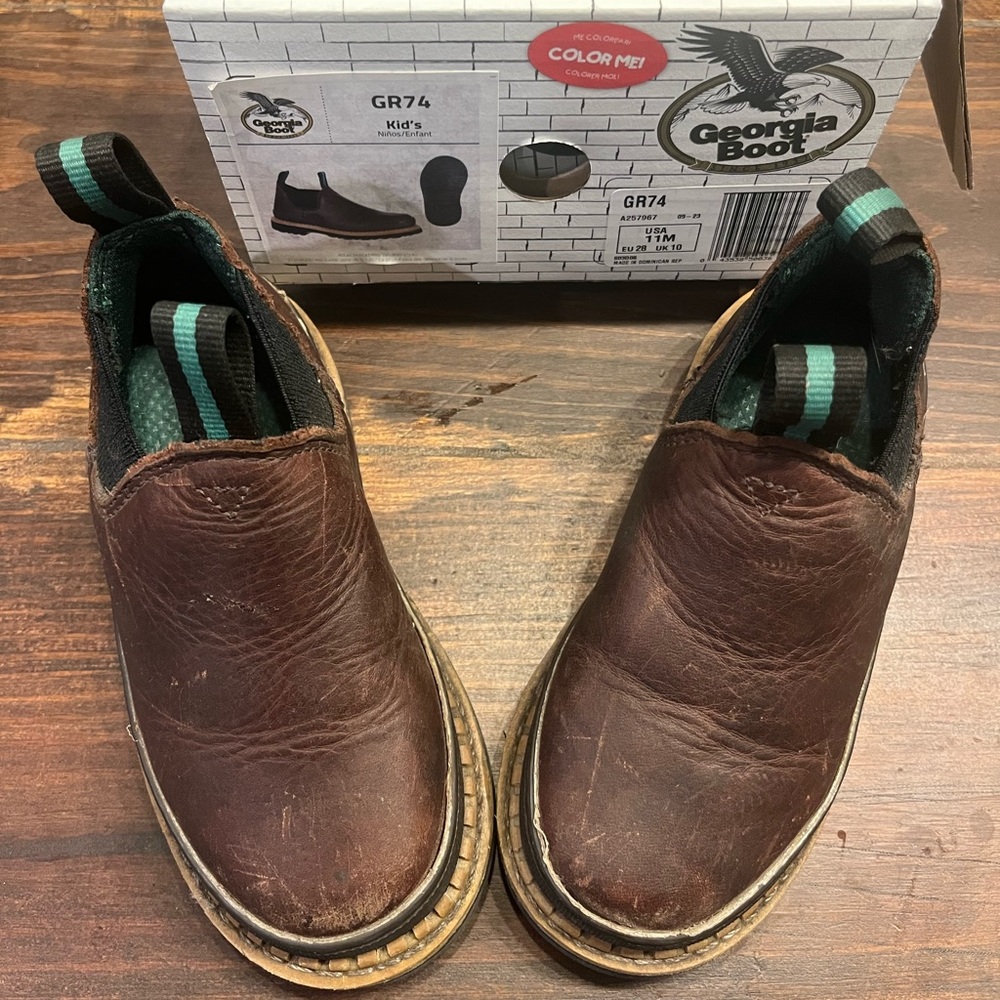 Georgia Kids' Little Georgia Giant Romeo Slide on Boots